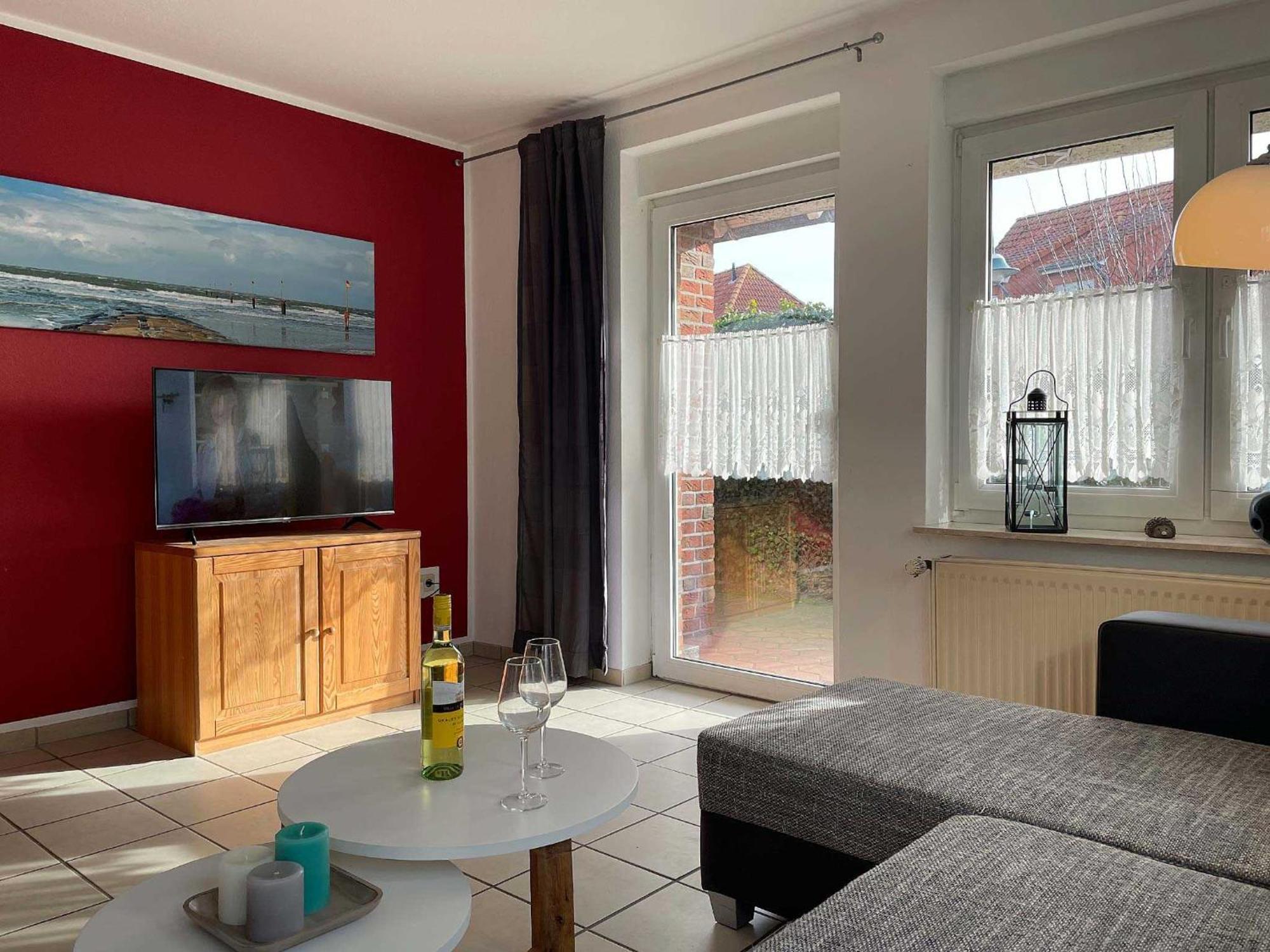 Ferienwohnung Haus "An Der Kurpromenade" Harlesiel Exterior foto