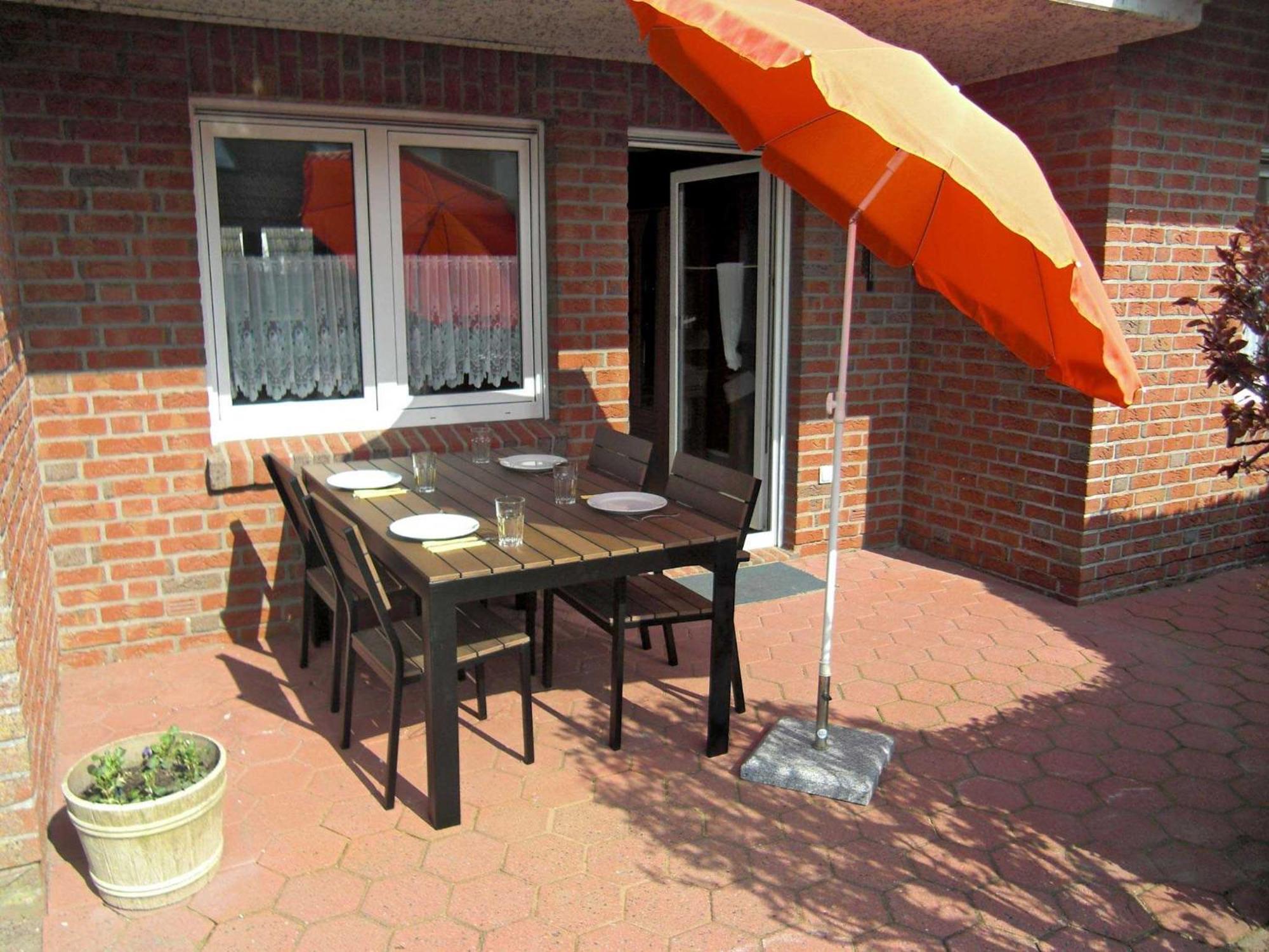 Ferienwohnung Haus "An Der Kurpromenade" Harlesiel Exterior foto